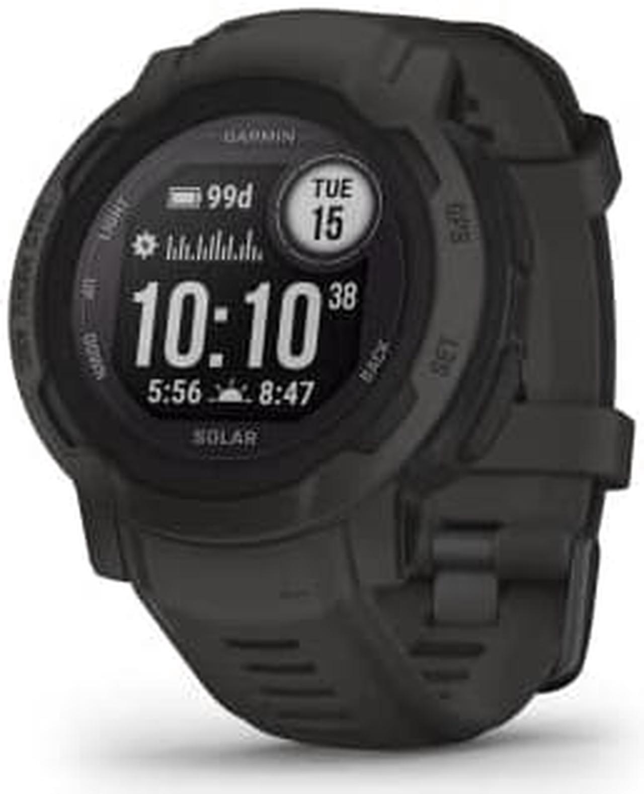 Alt view image 5 of 10 - Garmin Instinct 2 Solar, Graphite | Smart Watch 010-02627-10