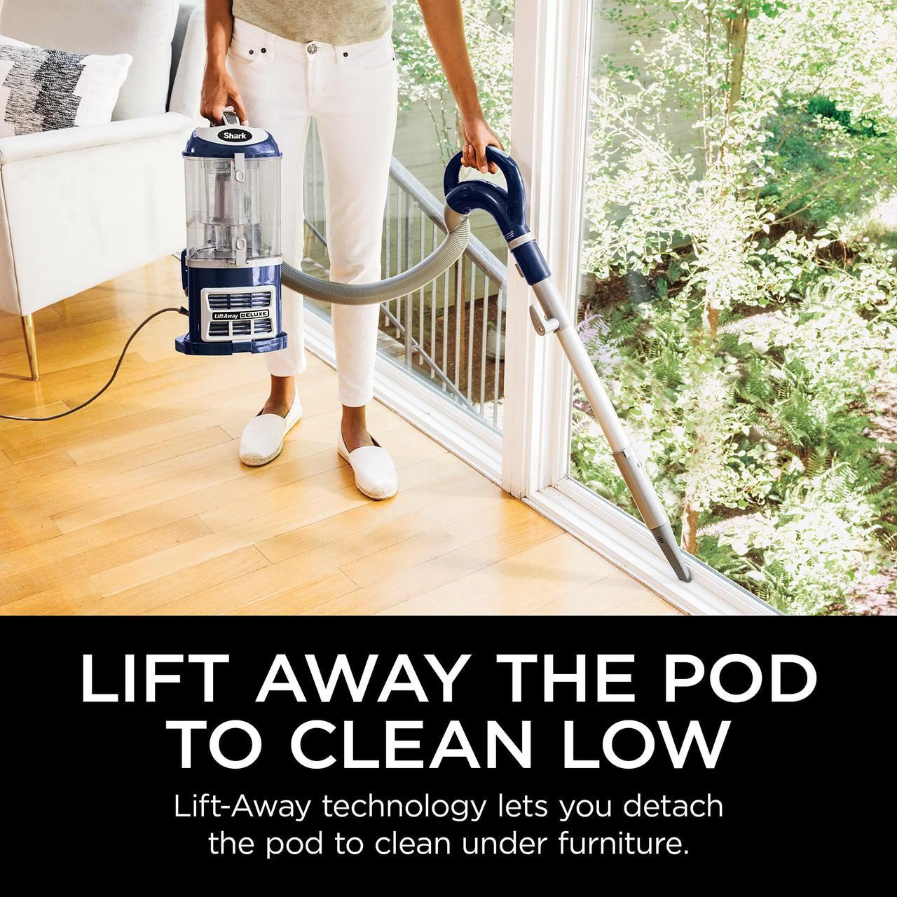 Alt view image 12 of 13 - Shark NV360 Navigator Lift-Away Deluxe Bagless Upright Canister Vacuum