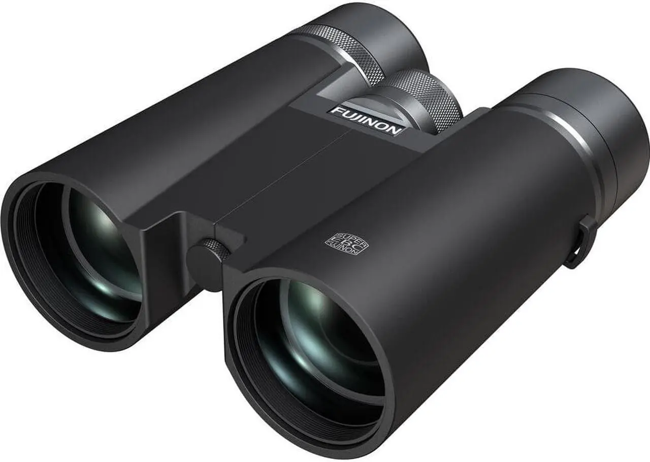 Alt view image 2 of 4 - Fujifilm 10x42 HC Hyper Clarity Roof Prism Binoculars + 64GB SD Card Bundle