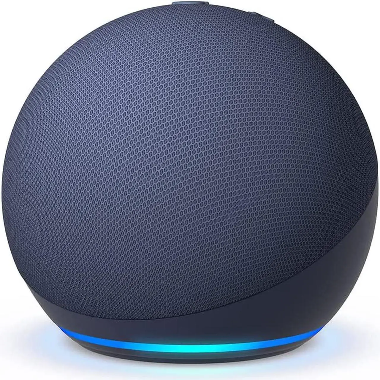Alt view image 3 of 4 - 2-Pack Amazon Echo Dot (5th Gen, 2022 Release) (Deep Sea Blue) with accessories