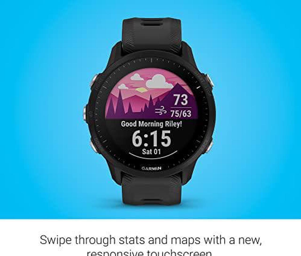 Alt view image 4 of 20 - Garmin Forerunner 955 Solar, Black | Smart Watch 010-02638-00