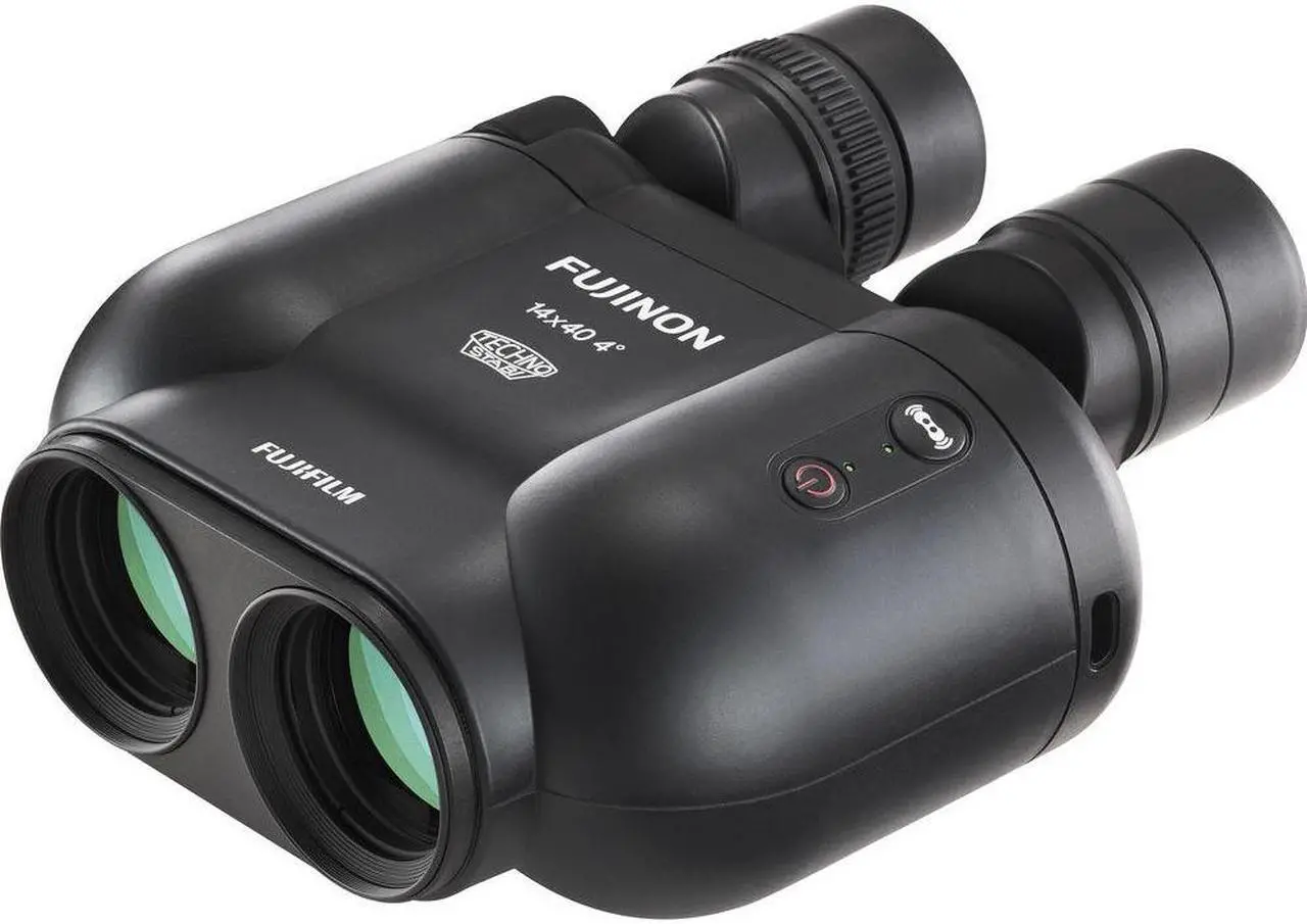 Alt view image 2 of 4 - Fujifilm 14x40 TSX1440 Techno-Stabi ImageStabilized Binoculars (Black) Bundle