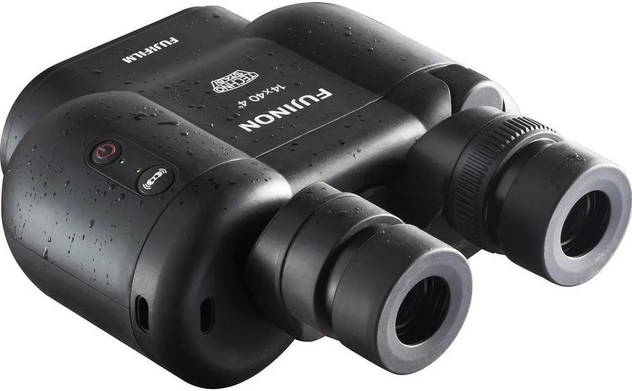 Alt view image 4 of 4 - Fujifilm 14x40 TSX1440 Techno-Stabi ImageStabilized Binoculars (Black) Bundle