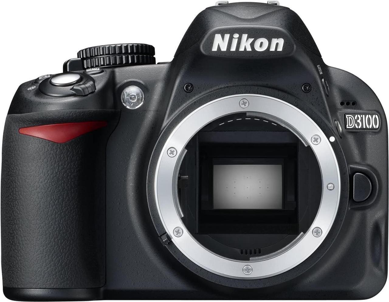 Main image of Nikon D3100 14.2MP DX-Format CMOS DSLR Digital Camera (Body Only) - (Black)