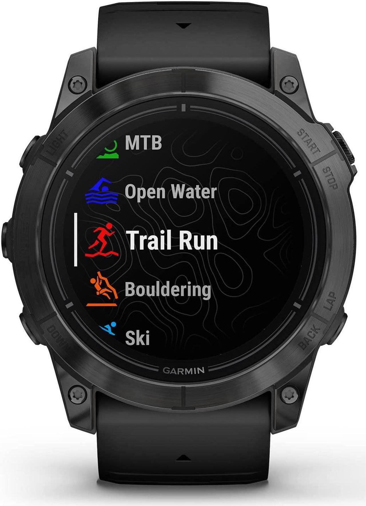 Alt view image 2 of 4 - Garmin epix Pro (Gen 2) – Standard Edition, Slate Gray with Black Band, 51mm | Smart Watch 010-02804-20