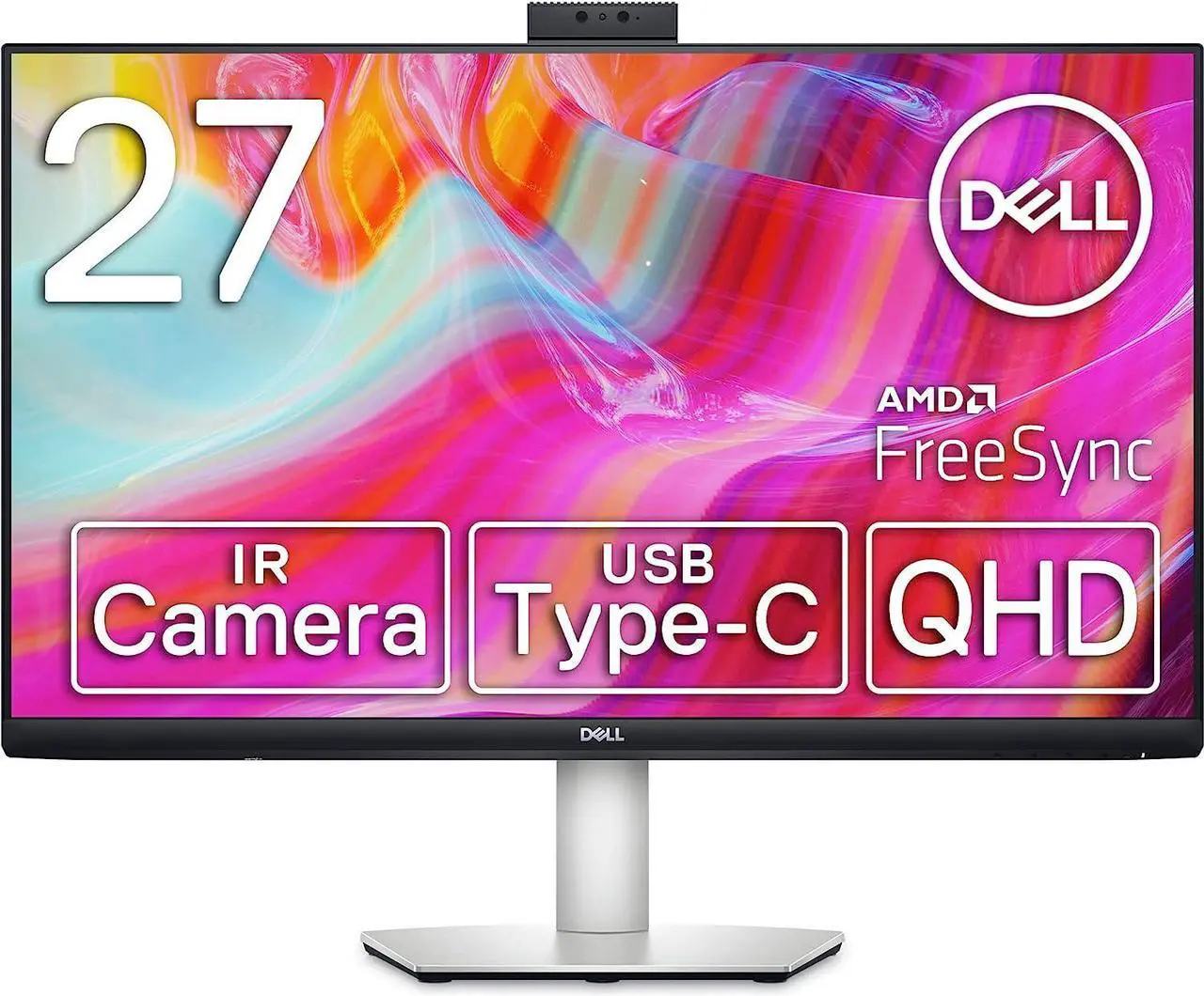 Alt view image 12 of 19 - Dell S2722DZ 27" WQHD Edge WLED LCD Monitor - 16:9 - Black, Silver - 27" Class - In-plane Switching (IPS) Technology - 2560 x 1440 - 16.7 Million Colors - Adaptive Sync/FreeSync - 350 Nit -