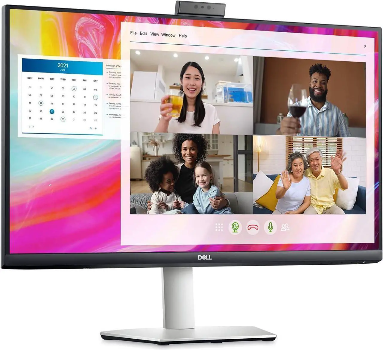 Alt view image 13 of 19 - Dell S2722DZ 27" WQHD Edge WLED LCD Monitor - 16:9 - Black, Silver - 27" Class - In-plane Switching (IPS) Technology - 2560 x 1440 - 16.7 Million Colors - Adaptive Sync/FreeSync - 350 Nit -