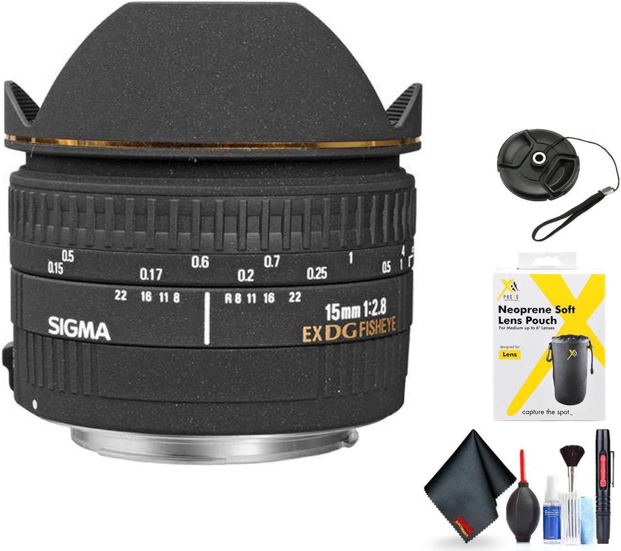 Main image of Sigma 15mm f/2.8 EX DG Diagonal Fisheye Lens for Canon EF for Canon EF Mount + Accessories (International Model with 2 Y
