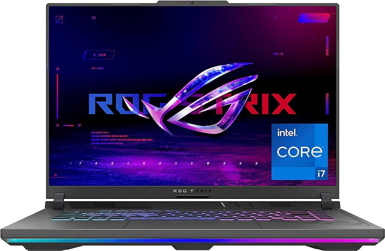 Alt view image 7 of 14 - ASUS ROG Strix G16 (2023) Gaming Laptop, 16 16:10 FHD 165Hz, GeForce RTX 4060, Intel Core i7-13650HX, 16GB DDR5, 512GB PCIe SSD, Wi-Fi 6E, Windows 11, G614JV-AS73