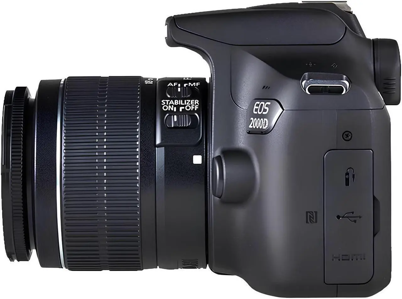 Alt view image 4 of 4 - Canon EOS 2000D with EF-S 18-55mm IS II Lens (Intl Model) Ultimate Bundle