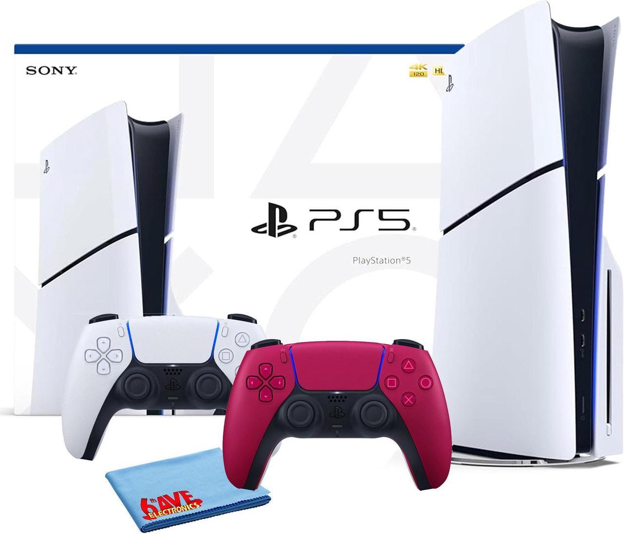 Main image of PlayStation 5 Slim, PS5 Console, Built-in 1TB SSD Storage Bundle