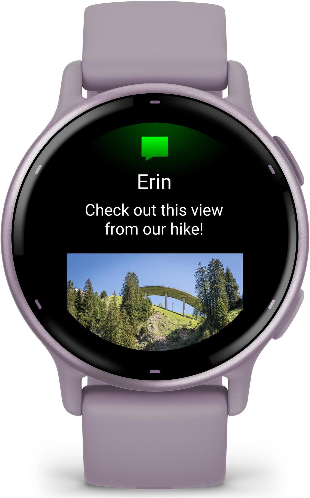 Alt view image 3 of 4 - Garmin Vivoactive 5 Fitness Tracker Smart Watch For Women & Men - Ivory Case