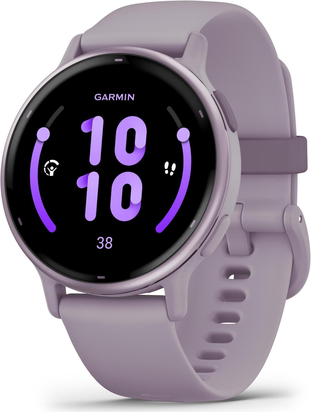Alt view image 2 of 4 - Garmin Vivoactive 5 Fitness Tracker Smart Watch For Women & Men - Ivory Case