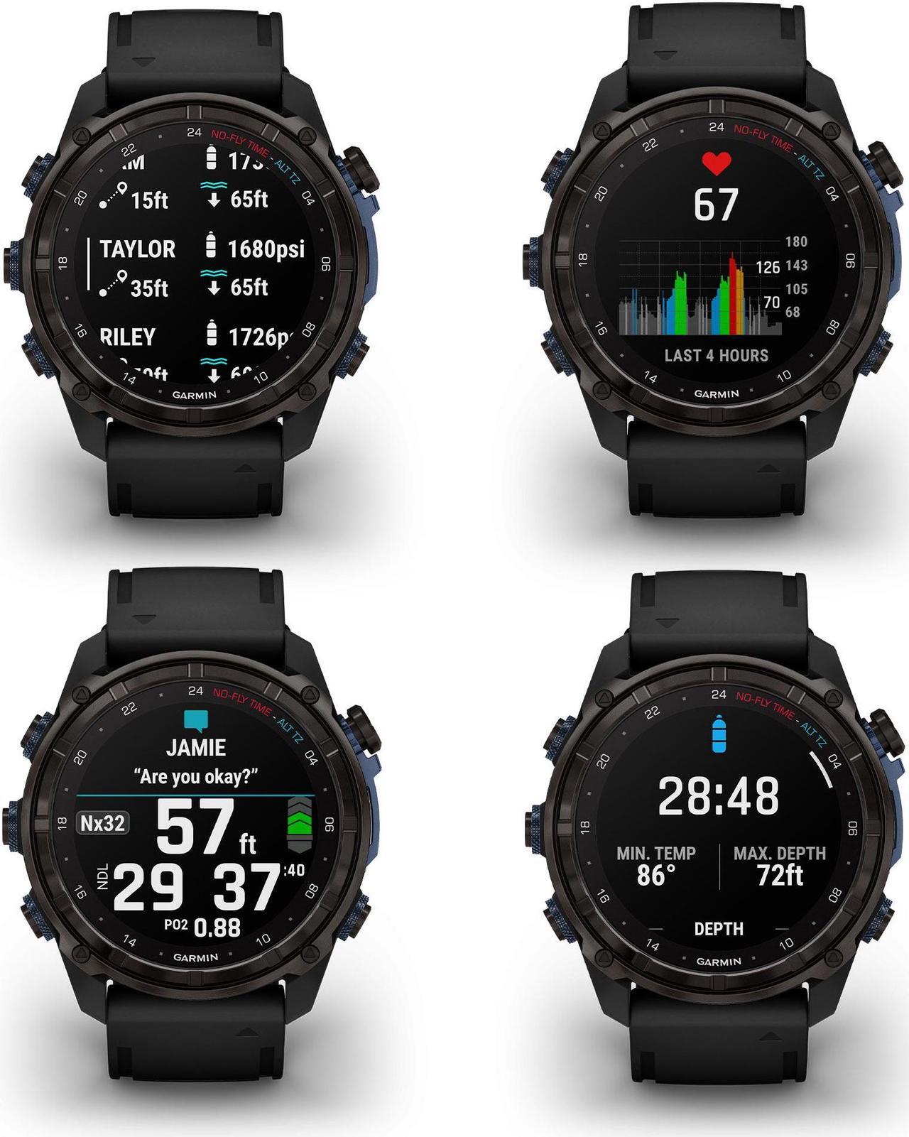 Alt view image 3 of 4 - Garmin Descent Mk3i, Dive Computer and Multisport GPS Smartwatch, Black- Bundle