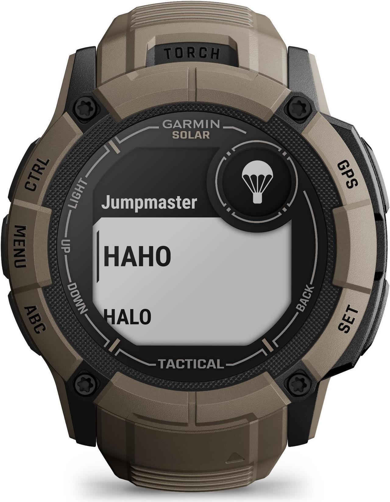 Alt view image 3 of 4 - Garmin Instinct 2X Solar Tactical Edition GPS Smartwatch, Coyote Tan, Bundle