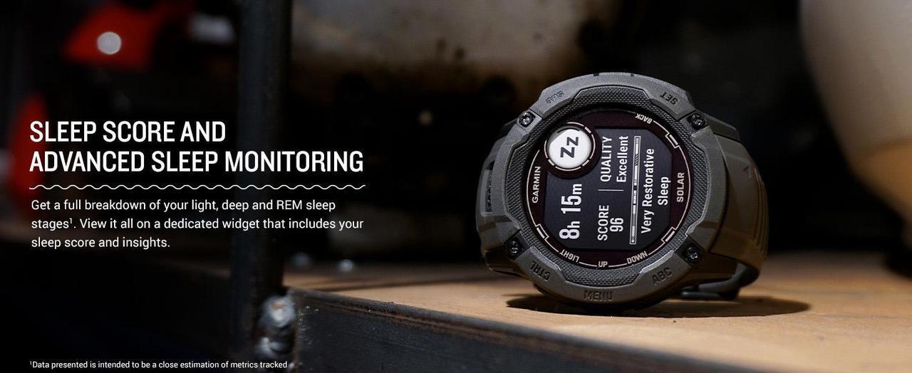 Alt view image 4 of 4 - Garmin Instinct 2X Solar Tactical Edition GPS Smartwatch, Coyote Tan, Bundle
