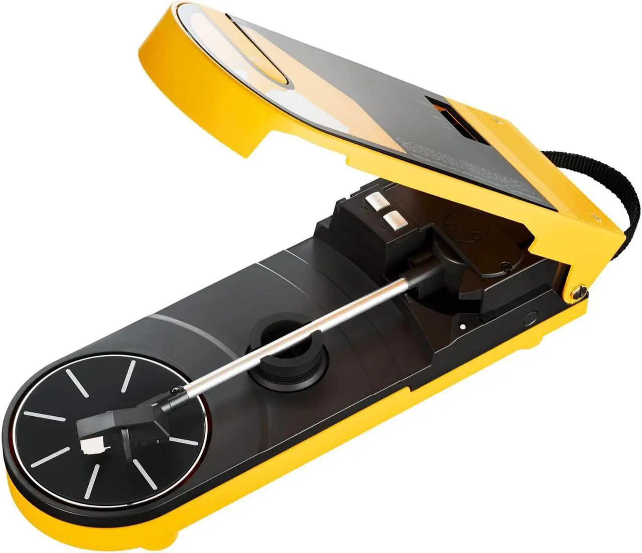 Alt view image 4 of 4 - AudioTechnica AT-SB727 Sound Burger Portable Turntable with Bluetooth (Yellow)