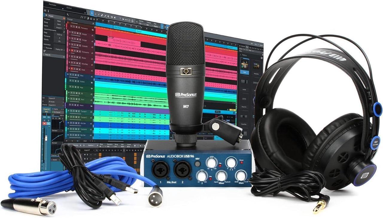 Alt view image 19 of 19 - Presonus Audiobox 96 Studio Audio Interface/Recording Bundle