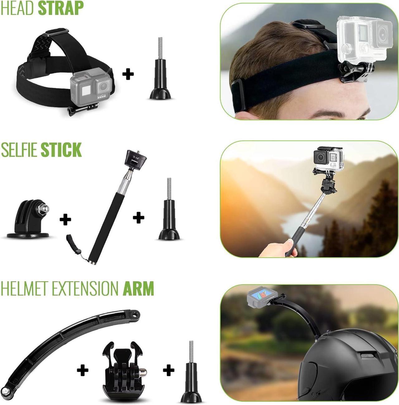 Alt view image 3 of 4 - GoPro HERO13 Action Camera + 64GB Card, 50 Piece Accessory Kit and 2 Batteries