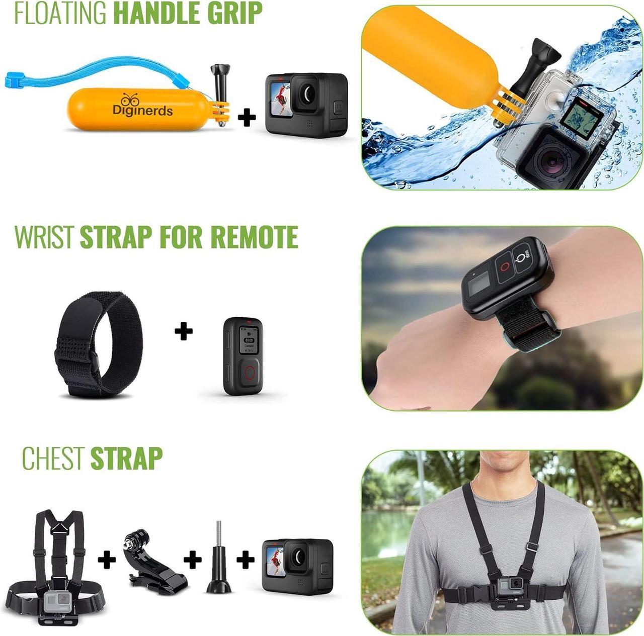 Alt view image 4 of 4 - GoPro HERO13 Action Camera + 64GB Card, 50 Piece Accessory Kit and 2 Batteries