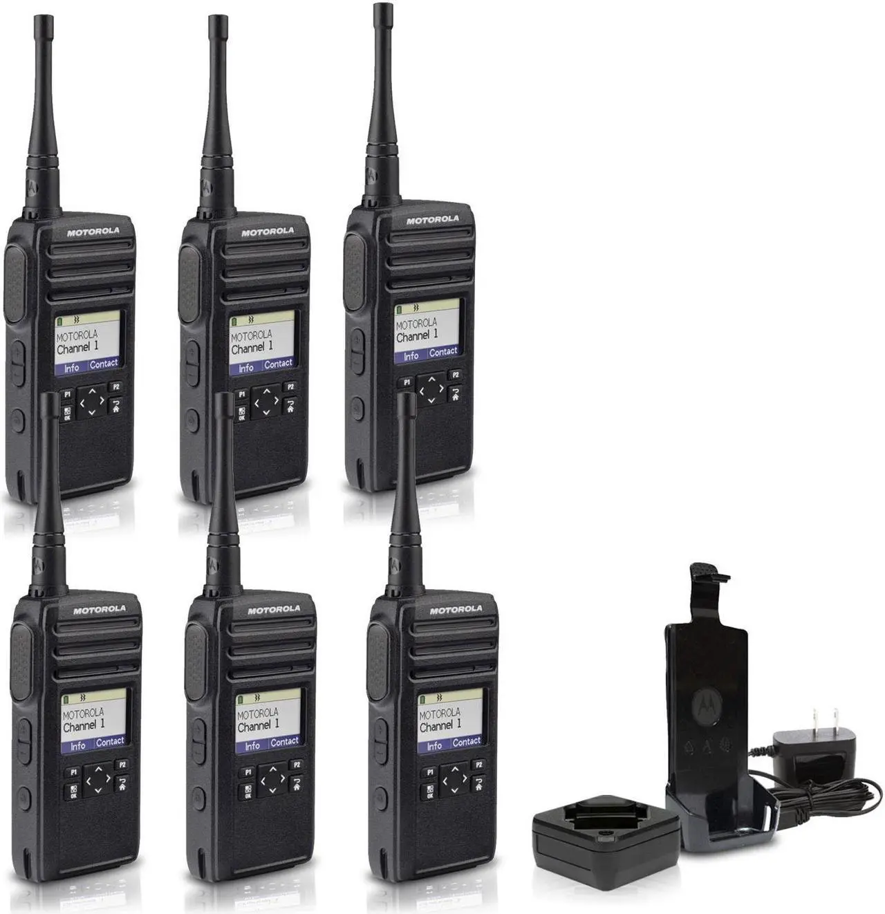 Main image of Motorola DTR700 900 MHz Digital 2-Way Radio (50 Channels) (6-Pack)