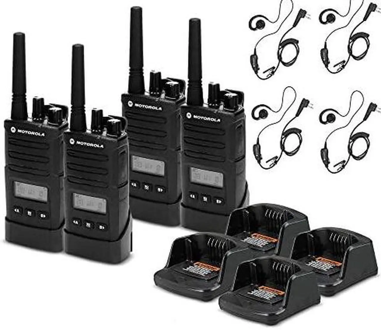 Main image of 2 x Motorola RMM2050 On-Site 2-Way Radio (RMM2050) - 2 Pack With Mic Bundle