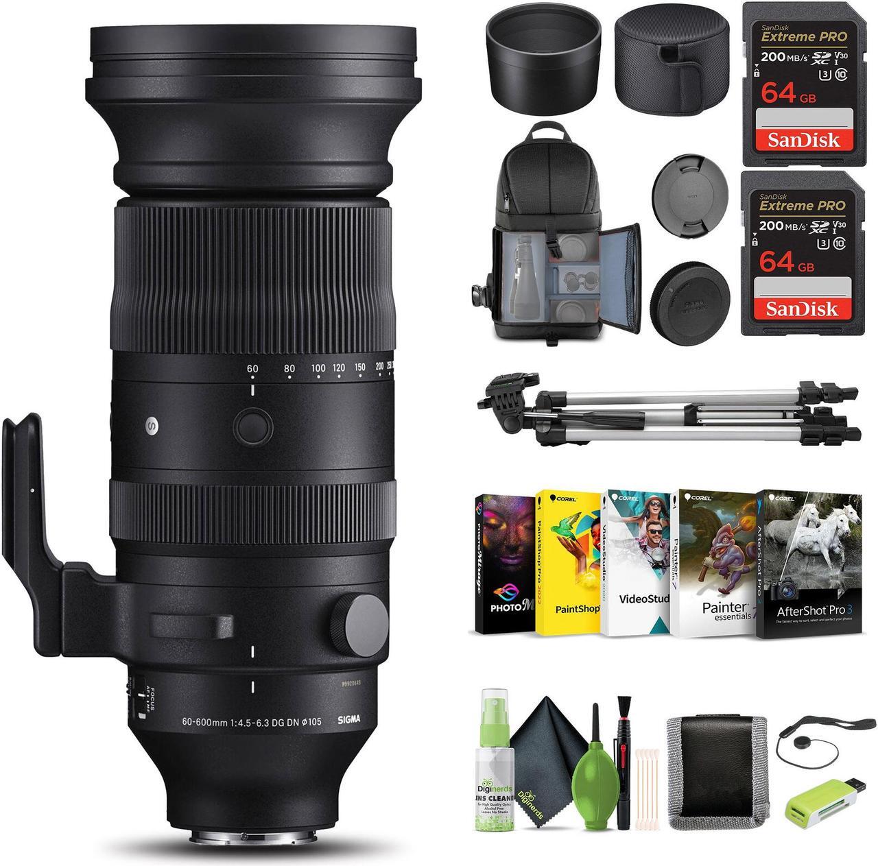 Main image of Sigma 60-600mm F4.5-6.3 DG DN OS For Sony E Mount Bundle With More Accessories