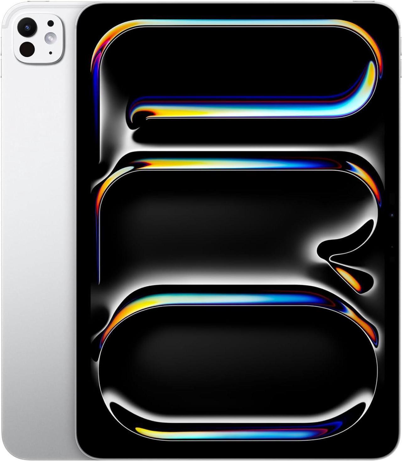 Main image of Apple iPad Pro 11-Inch (M4): Ultra Retina XDR Display, 512GB, Landscape 12MP Front Camera/12MP Back Camera, LiDAR Scanner, Wi-Fi 6E, Face ID, All-Day Battery Life - Space Silver
