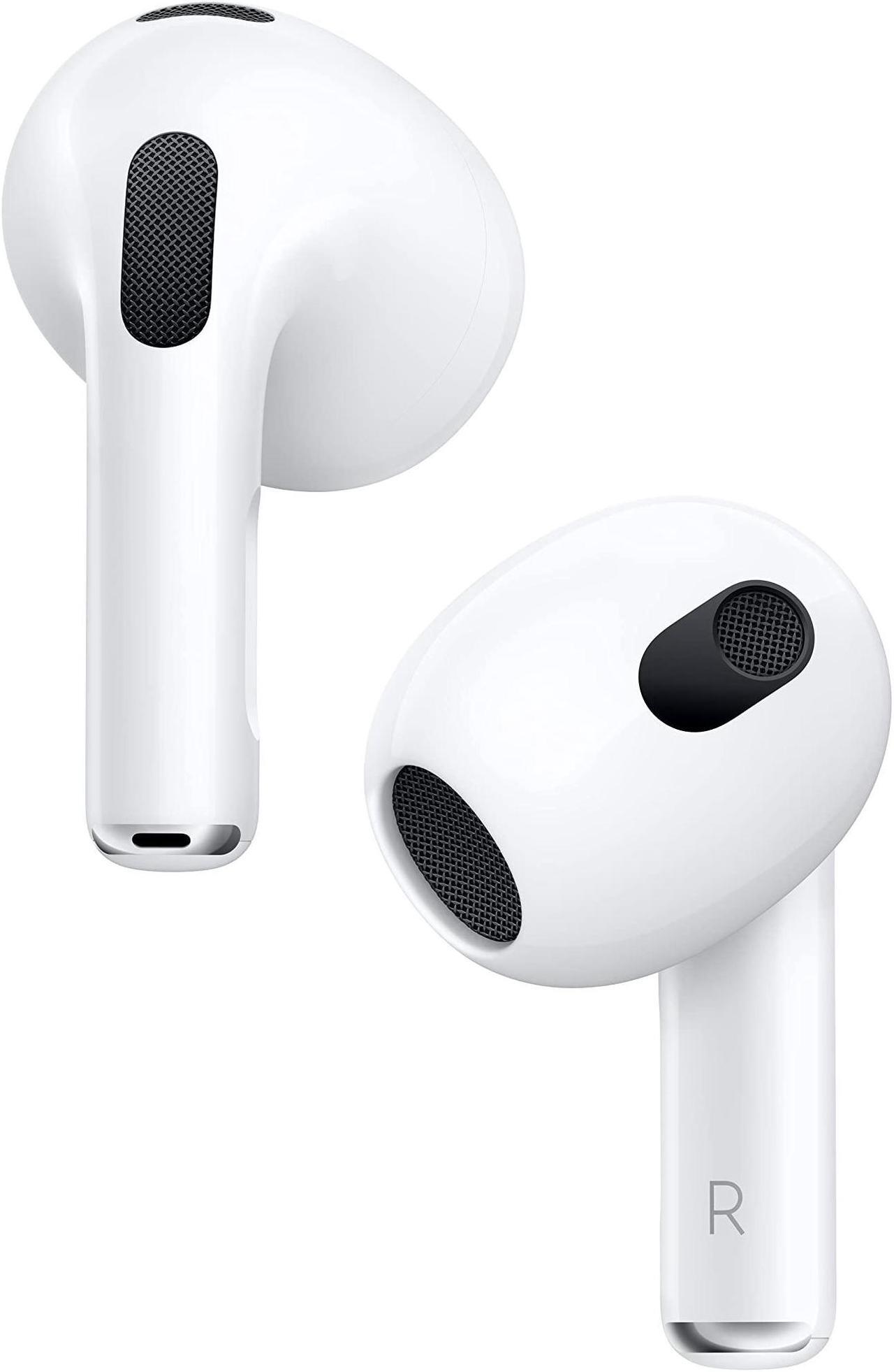 Alt view image 2 of 4 - Apple AirPods (3rd Generation) Wireless Earbuds with Lightning Charging Case