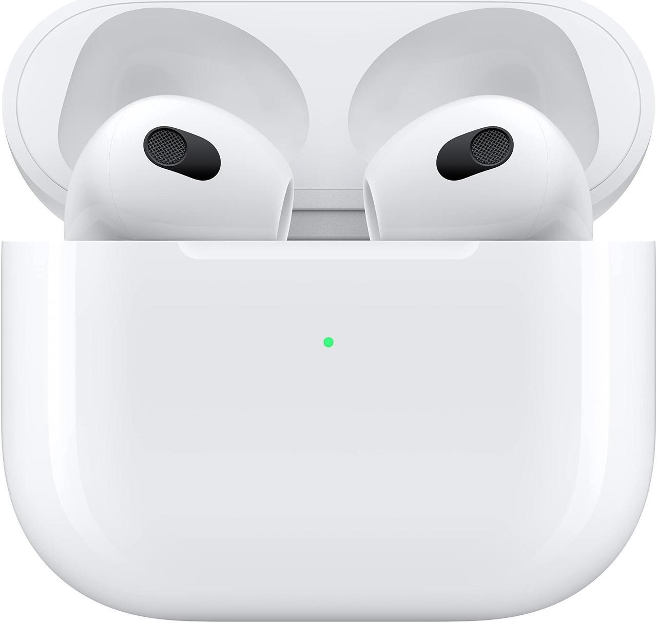 Alt view image 4 of 4 - Apple AirPods (3rd Generation) Wireless Earbuds with Lightning Charging Case