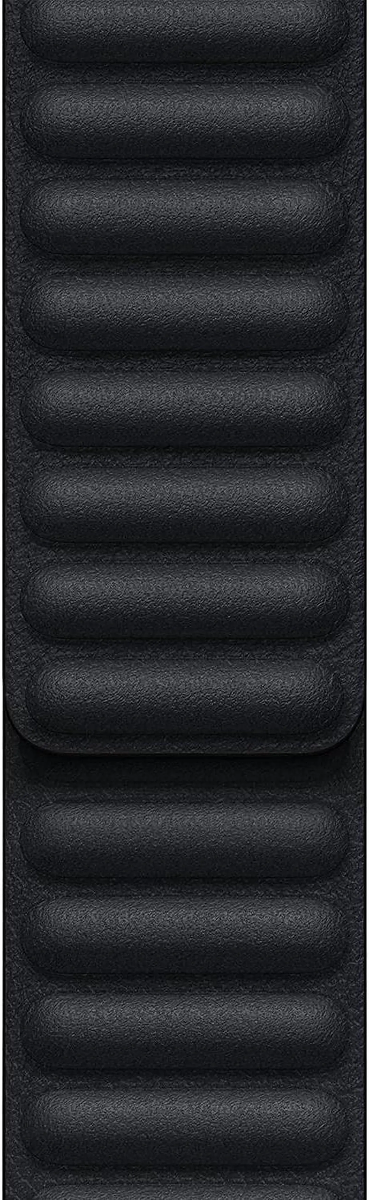Alt view image 2 of 3 - Apple Watch Band - Leather Link (45mm) - Midnight - S/M