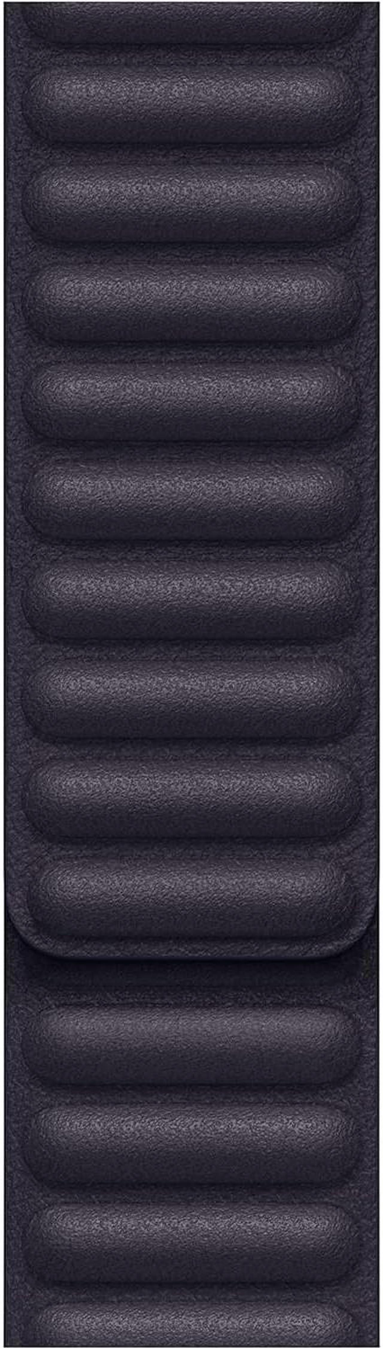 Alt view image 2 of 3 - Apple Watch Band - Leather Link (41mm) - Ink - S/M