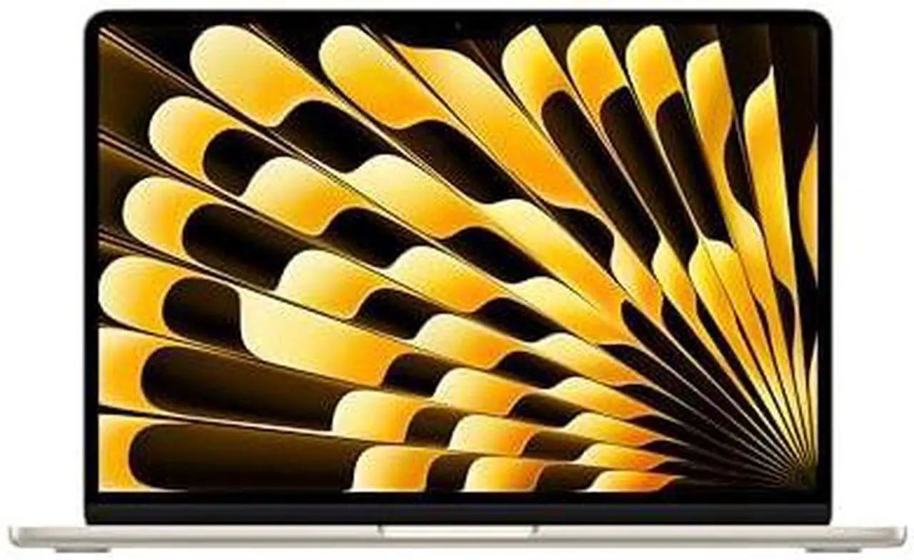 Main image of Apple 2024 MacBook Air 13-inch Laptop with M3 chip: 13.6-inch Liquid Retina Display, 16GB Unified Memory, 512GB SSD Storage, Backlit Keyboard, 1080p FaceTime HD Camera, Touch ID; Starlight