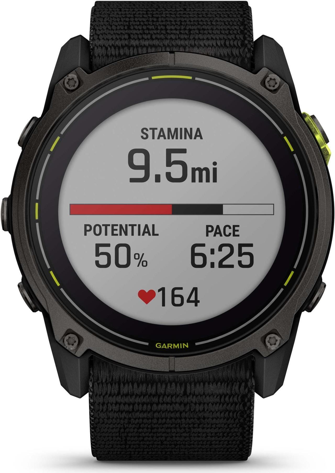 Alt view image 2 of 4 - Garmin Enduro 3 GPS Smartwatch Bundle With Approach Z30 Golf Laser Range + more