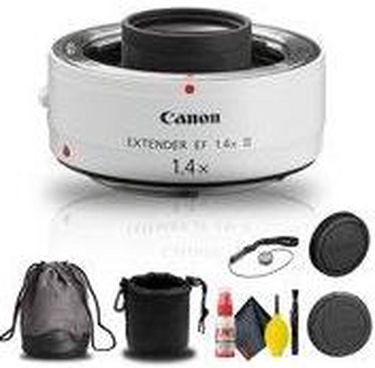 Alt view image 2 of 3 - Canon Extender EF 1.4X III (4409B002) + Lens Pouch + Cap Keeper Base Bundle