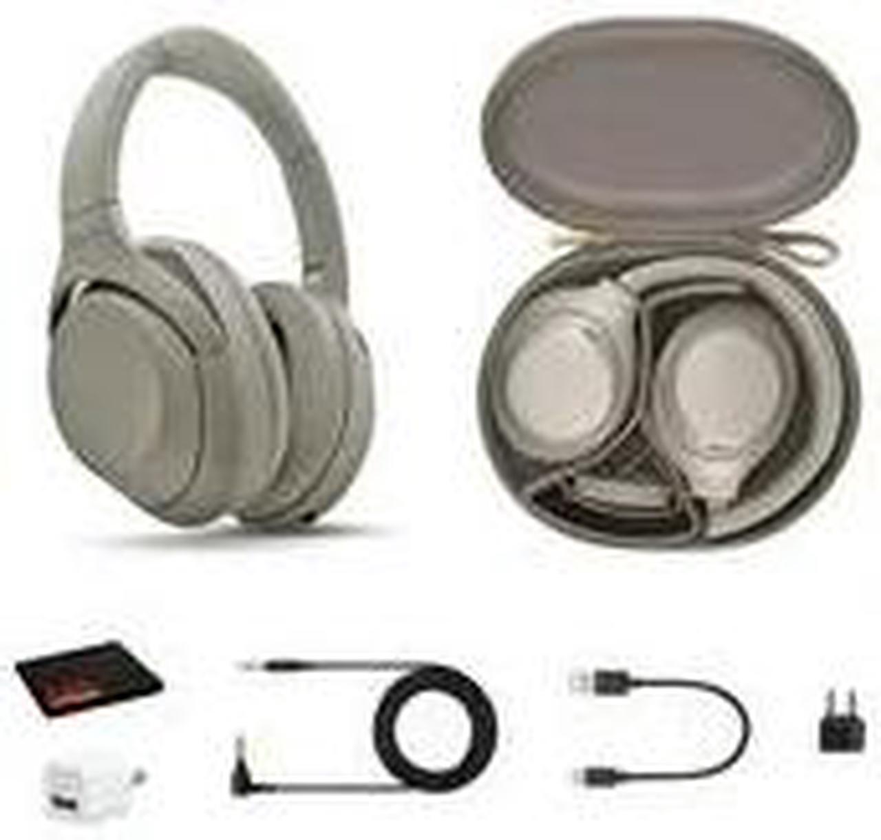 Alt view image 2 of 3 - Sony WH-1000XM4 Wireless Noise Canceling Overhead Headphones (Silver) - Bundle