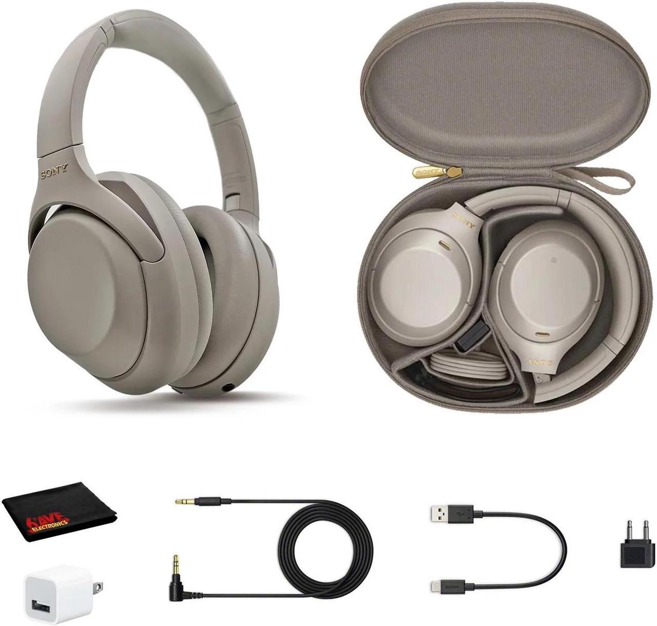 Alt view image 3 of 3 - Sony WH-1000XM4 Wireless Noise Canceling Overhead Headphones (Silver) - Bundle