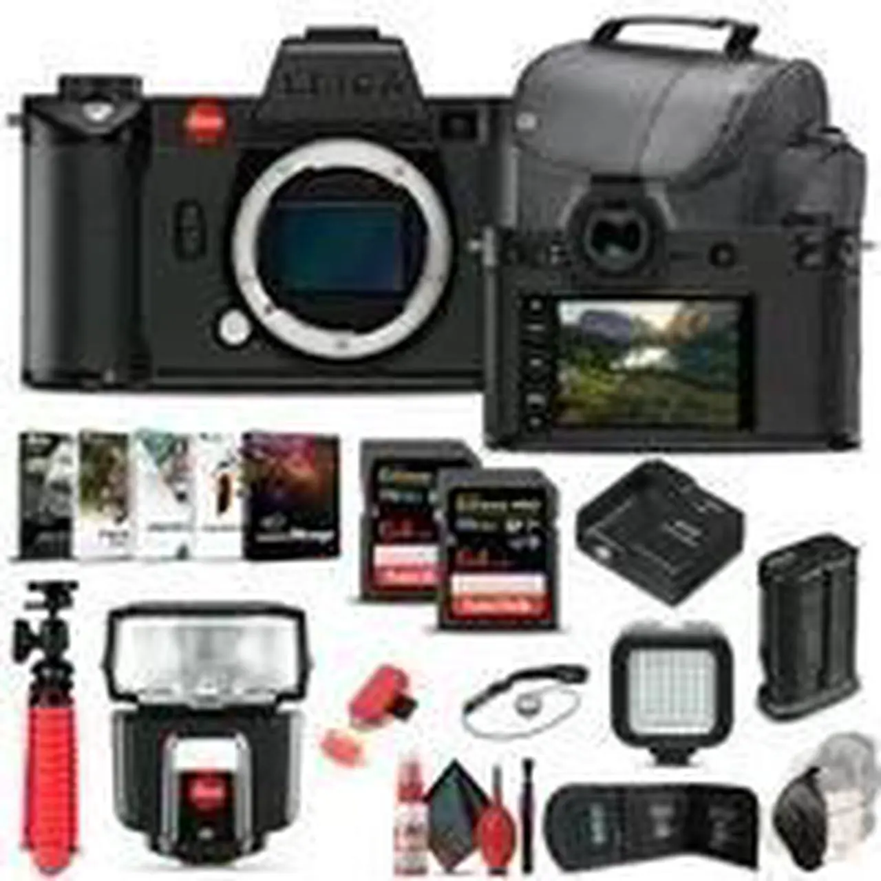 Alt view image 2 of 3 - Leica SL2-S Mirrorless Digital Camera (Body) (10880) Extra Storage Bundle