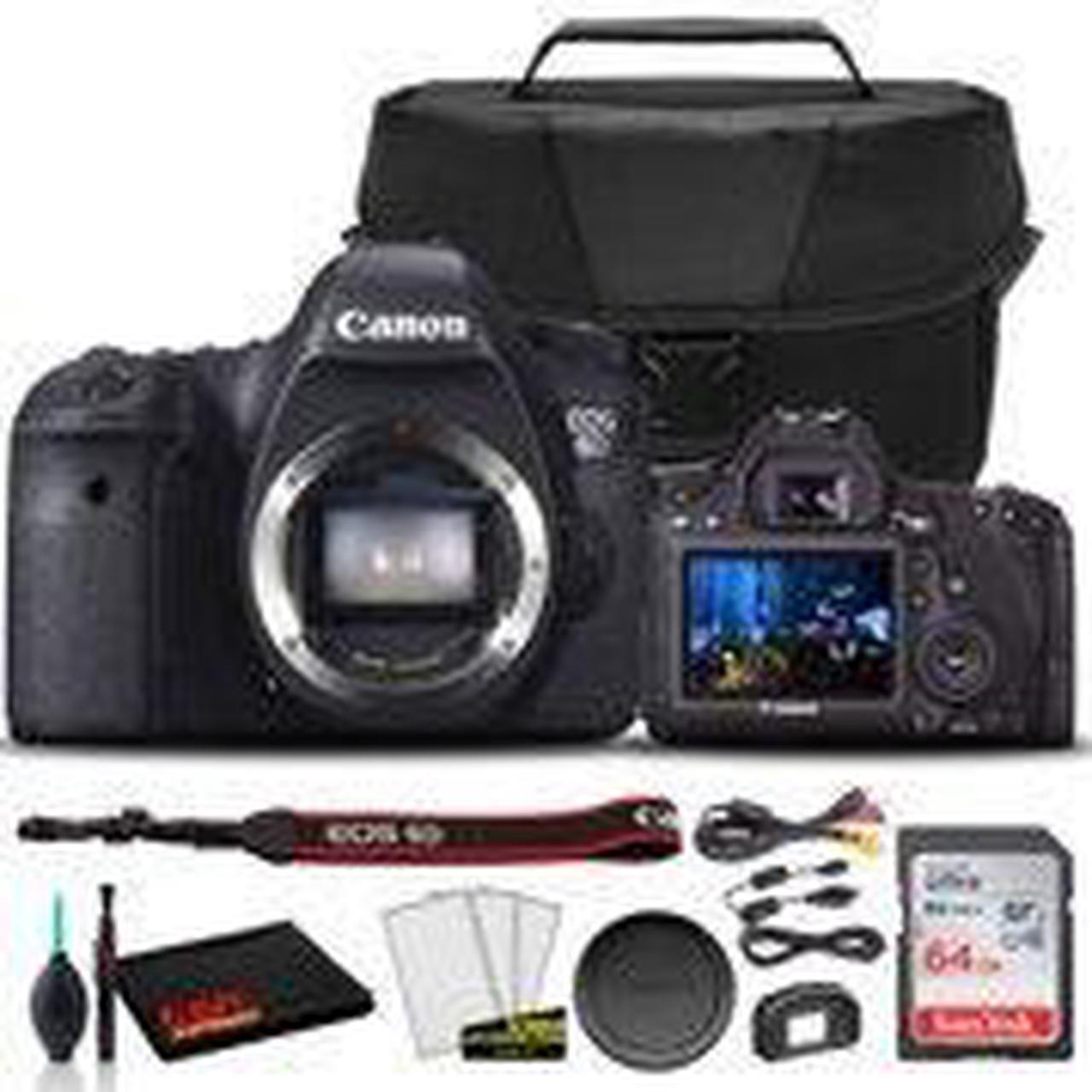 Alt view image 2 of 3 - Canon EOS 6D DSLR Camera (Body Only) (8035B002) +  EOS Bag +  Sandisk Ultra 64GB Card + Cleaning Set And More (International Model)