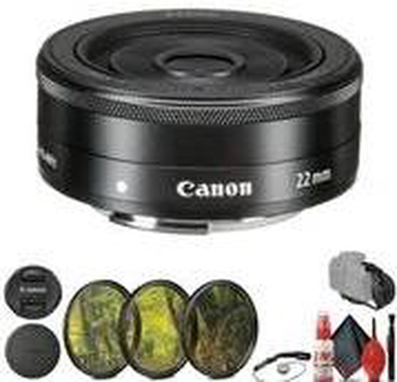 Alt view image 2 of 3 - Canon EF -M 22mm f/2 STM Lens with 3-Piece Filter Kit & More (5985B002)