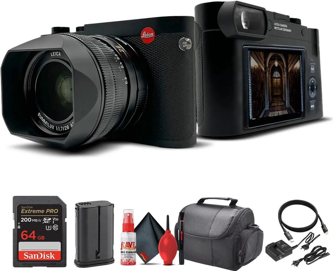 Alt view image 3 of 3 - Leica Q3 Compact and Powerful Digital Camera (19080) with Summilux 28mm f/1.7