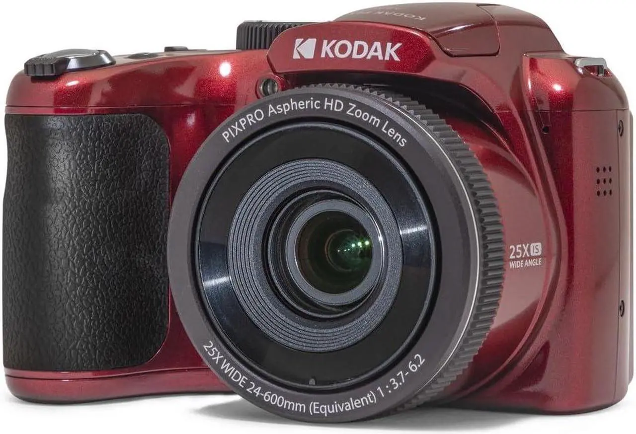Alt view image 15 of 15 - Kodak PIXPRO AZ255 Astro Zoom 16MP Digital Camera (Red)