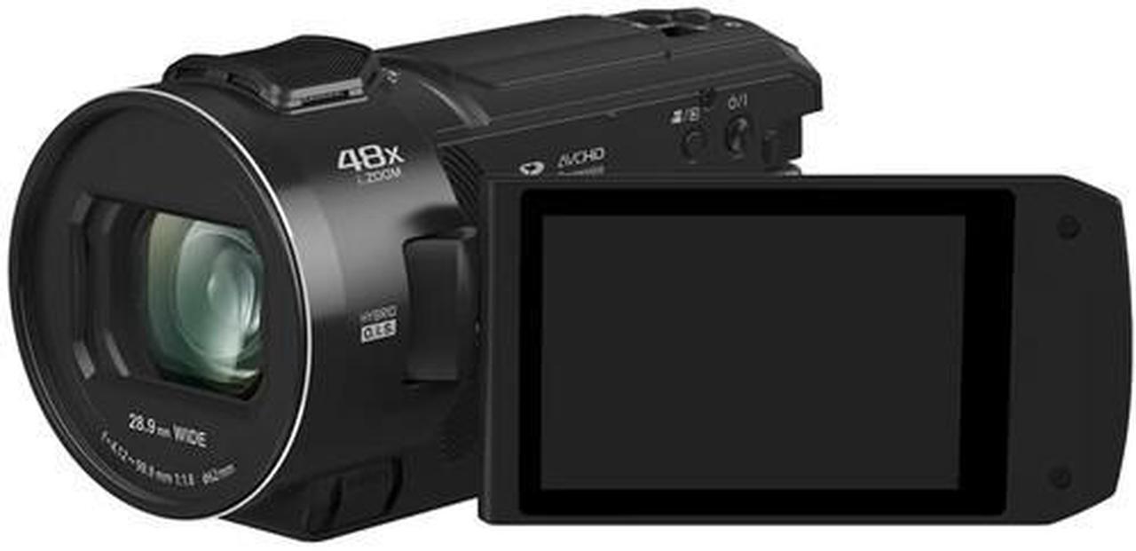 Alt view image 4 of 4 - Panasonic HC-V900 Lightweight Full HD Camcorder with 24x Zoom + 128GB Memory Card + More
