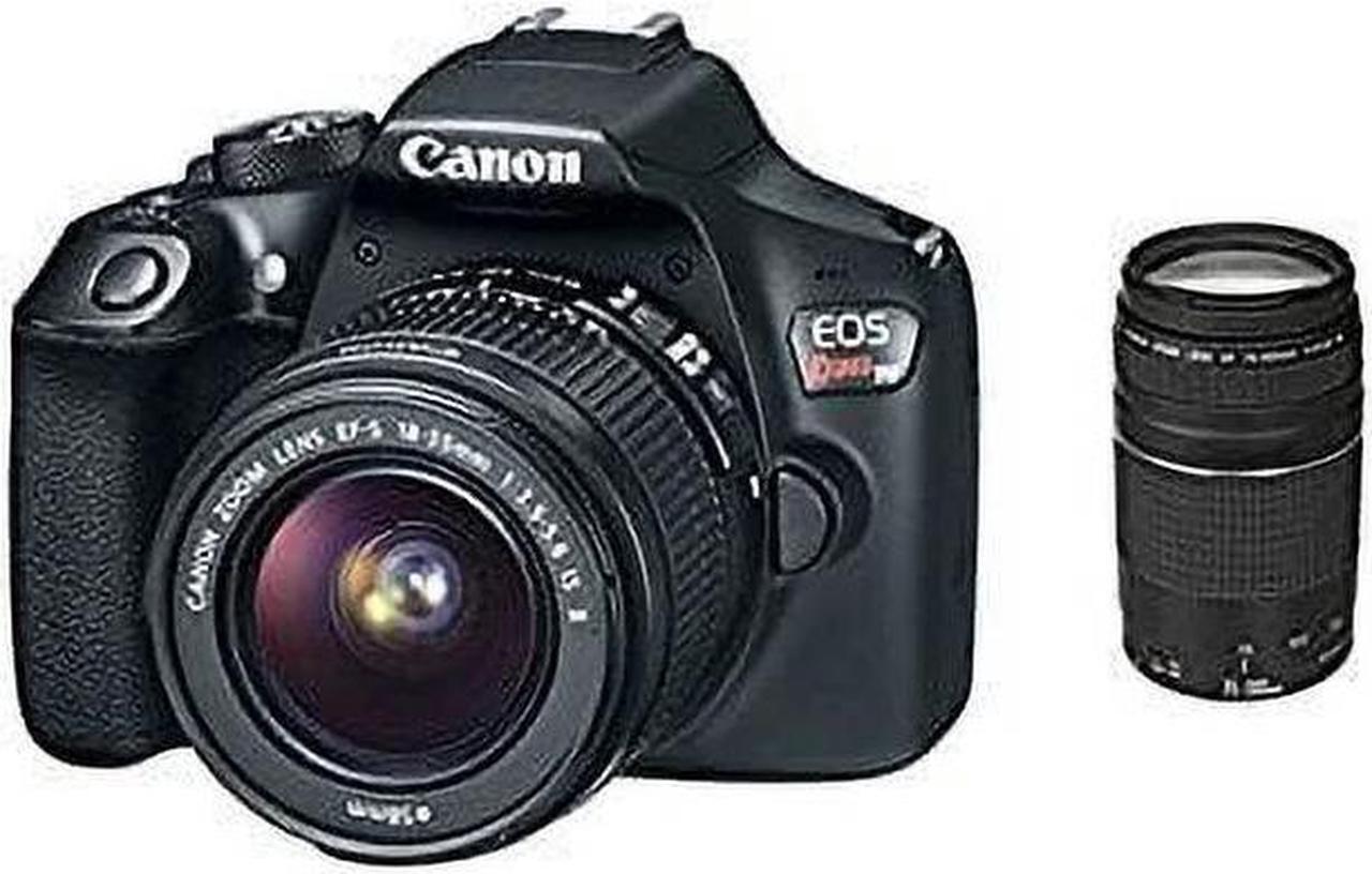 Alt view image 3 of 3 - Canon EOS Rebel T6 Digital SLR Camera 18-55mm and 75-300mm Zoom Lenses (International Model)