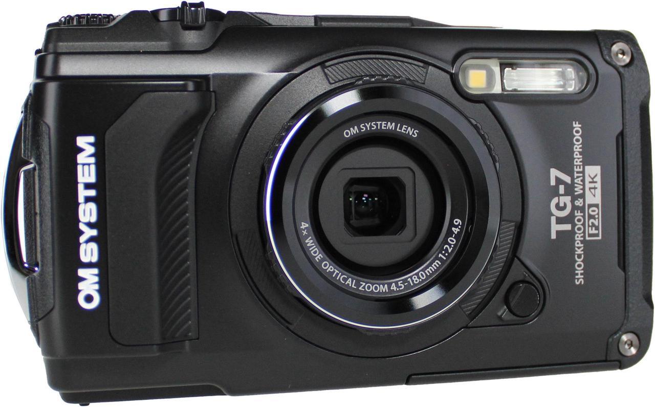 Alt view image 2 of 9 - OM System Tough TG-7 12 Megapixel Compact Camera (Black)