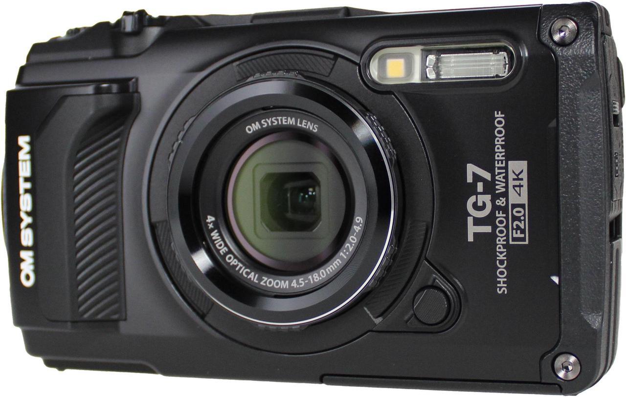 Alt view image 3 of 9 - OM System Tough TG-7 12 Megapixel Compact Camera (Black)