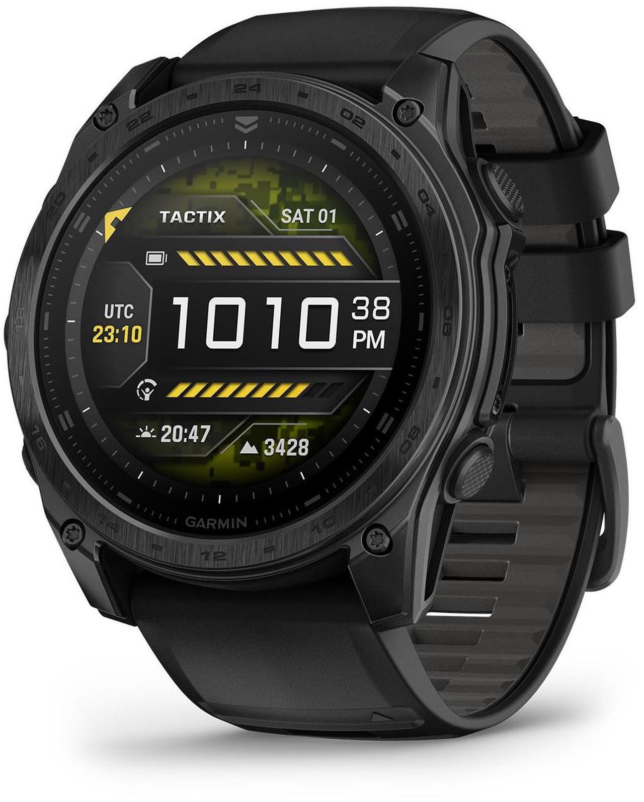 Alt view image 2 of 4 - Garmin tactix 8 47mm, AMOLED Display, Premium Tactical GPS Smartwatch, Includes Applied Ballistics Ultralight Solver