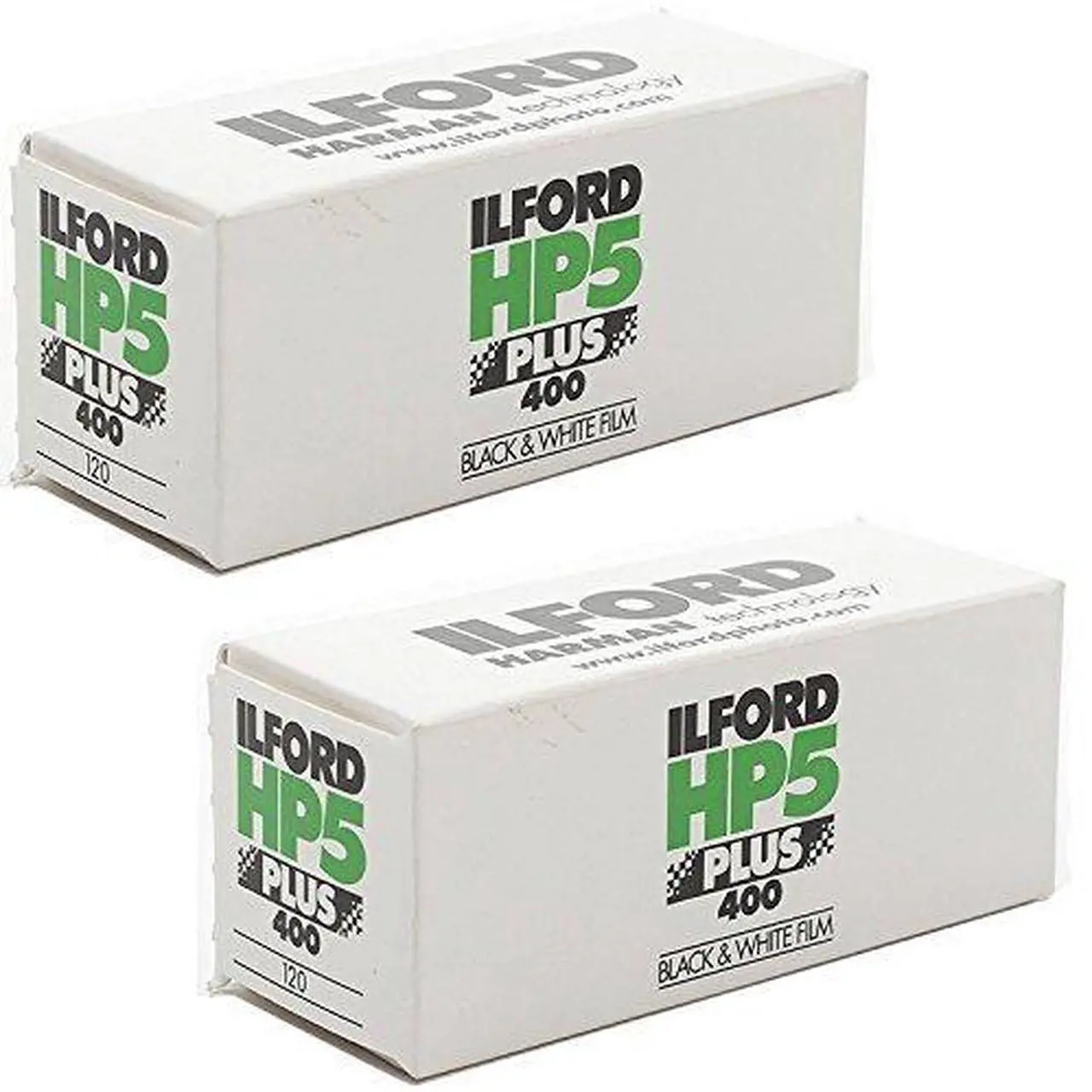 Alt view image 2 of 2 - Ilford HP5 Plus Black and White Negative Film ISO 400 (120 Roll Film) 2-Pack