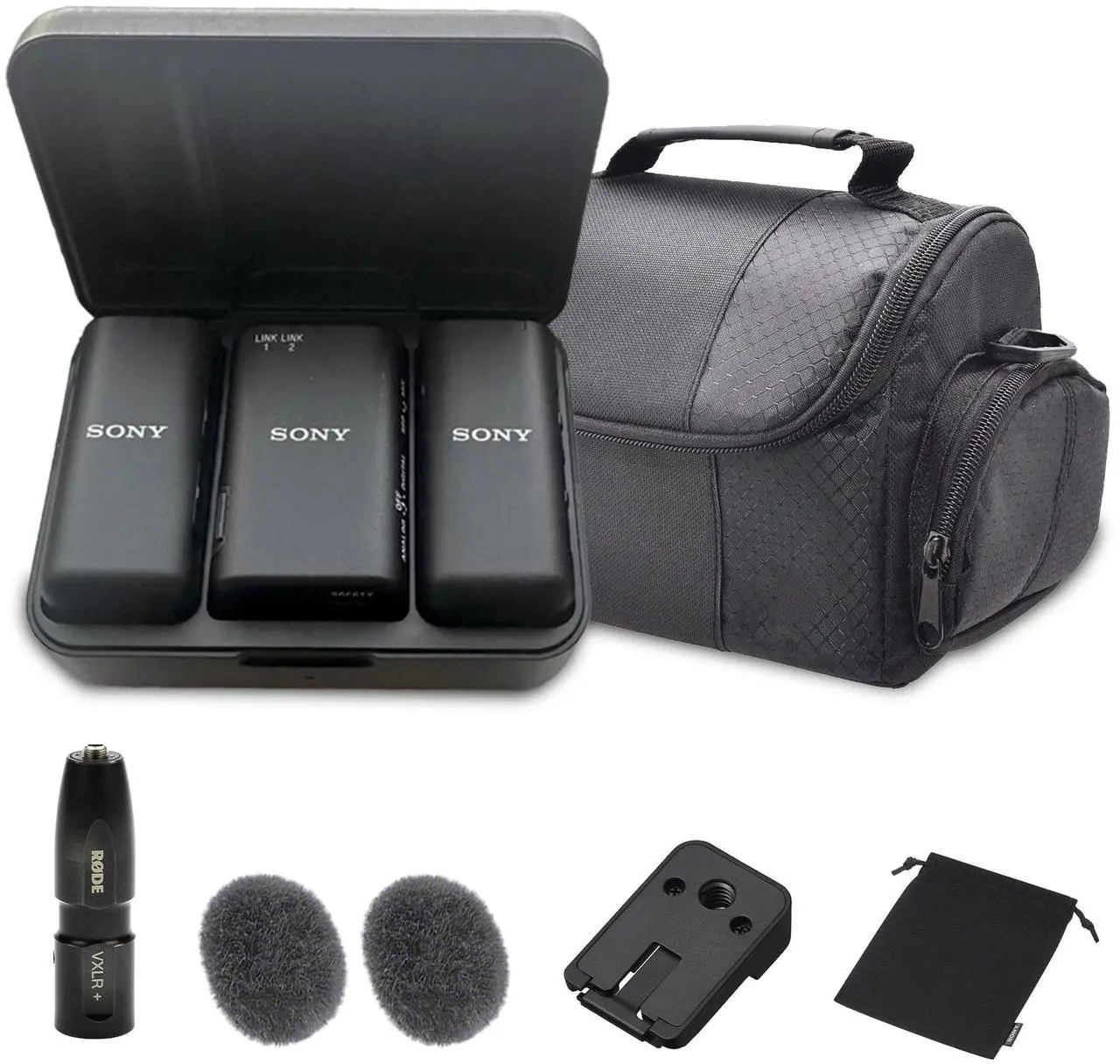 Main image of Sony ECM-W3 2-Person Wireless Mic System | Noise Reduction, Clear Audio + More