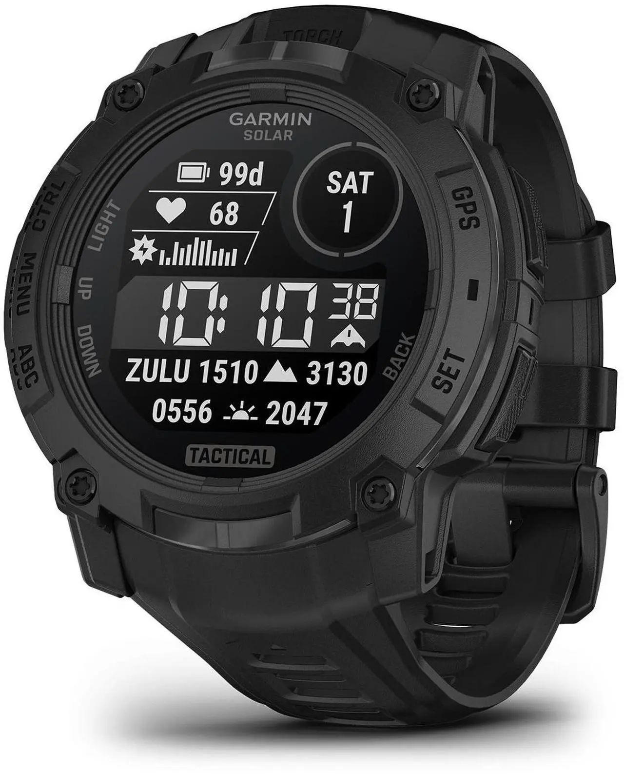 Alt view image 2 of 4 - Garmin Instinct 3, 50mm, Solar, Tactical Edition, Bundle